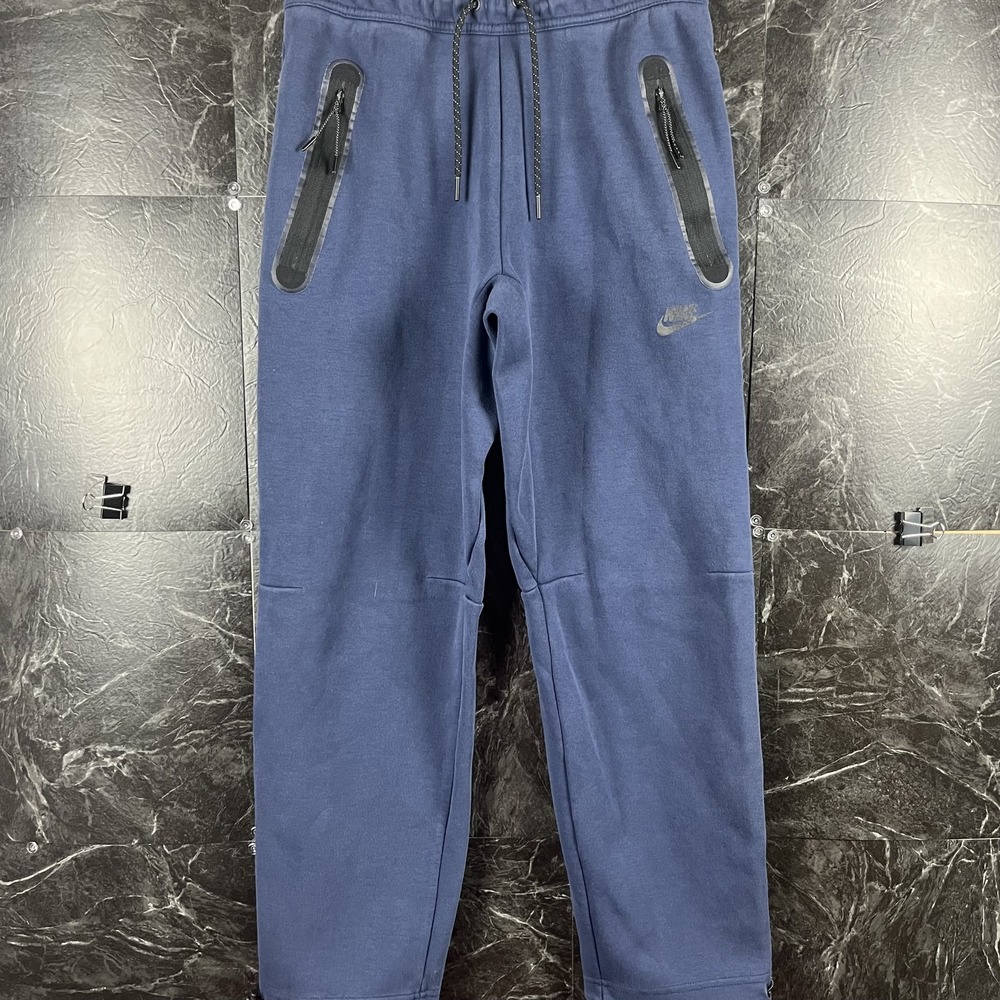 Nike Tech Fleece Men's Navy Hem Sweatpants Small